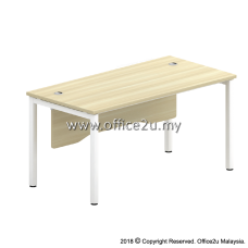 SWT SKYWALK SERIES RECTANGULAR TABLE WITH WOODEN MODESTY PANEL